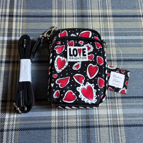 BRIGHTON "Hearts a Flutter" Utility Bag - Picture 2 of 10